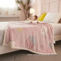 Snow velvet milk velvet printed children blanket